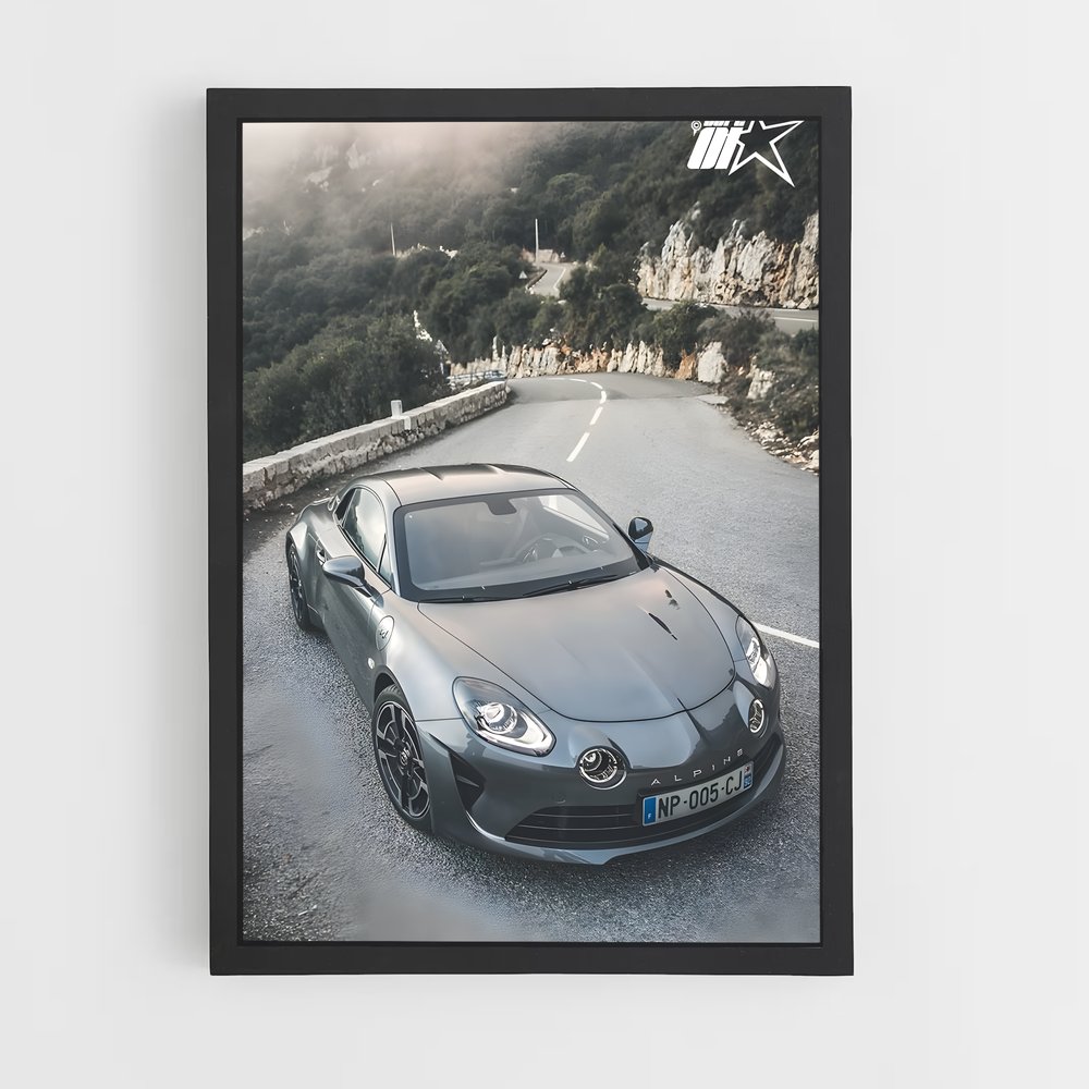 Poster Vitesse de élégance – affiche Alpine (vue 2)